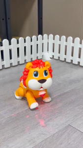 FUNToy Menari Merangkak Mainan Musik Musik Sensorik Menyala Kuda Balita Sensorik Mainan Musik