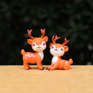 Đồ Chơi Búp Bê Cặp Đôi Hoạt Hình Mới Cervus Hupehensis Đồ Trang Trí Cảnh Nhỏ Đồ Chơi Caja Mù Đồ Chơi Sáng Tạo Bó Hoa Búp Bê Nhỏ