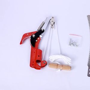 Hook Saw High Branch Saw Telescopic Rod Fruit Tree Saw Blade Lengthening Bar High-Altitude Pruning Saw Gardening Curved Saw Tree Saw 【No Pole】