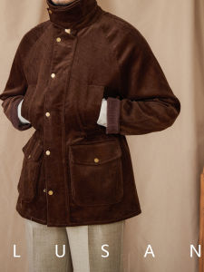 Warm Cotton Corduroy Slim Fit Retro Vintage Jacket