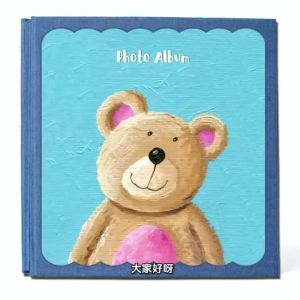 Large-capacity Children Album Diy Manual Self-adhesive Film-covered Photo Album Memorial Album Baby Growth Record Book