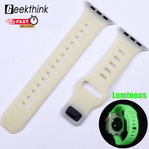GEEKTHINK Silicone strap for Apple watch band 9 8 7 6 SE 5 4 40mm 44mm 41MM 45MM rubber replacement bracelet for i watch series 1/2/3 38mm 42mm for Apple Watch Ultra 2/Ultra 49mm