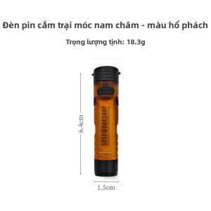 Đèn Lều Trại Cắm Trại Ngoài Trời Nam Châm Sạc Được Sáng Rõ Pin Dài Khẩn Cấp