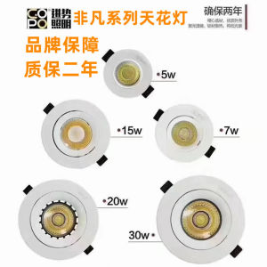 Advance Lighting GOPO Embedded LED Spotlight Series 5W-30W Aluminum Material Ceiling Light for Living Room Toilet Kitchen Study Restaurant Bedroom