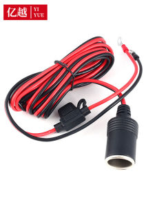 Car Cigarette Lighter USB Female Connector Wiring Plug with Power Obtaining Device Seat Medium and Small Size Mini Long Leg Fuse Holder