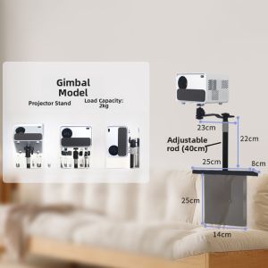 Hidden Projector Stand Wall Mounted Home Couch Back Universal Holder for Nuts Xiaomi Husky Beidou Projectors Sofa Back