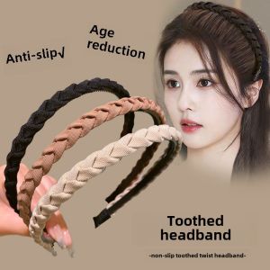 Womens 2025 New Face Wash Special Hair Band Pressure Hair Headband Anti-Slip Toothed Hair Clip Hair Accessories Fresh out