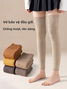 MiiOW | Tất ống dài dày dặn cho nữ MiiOW Cat Person mùa đông ấm áp chống trượt dài qua đầu gối bằng vải polyester và PU co giãn