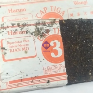 Menyan Hitam Cap 3 Harum Wangi 1Pcs 300gr Pengharum Dupa
