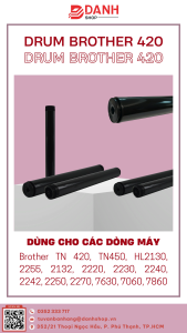 Drum/Trống 420 - Máy in brother TN 420 TN450 HL2130 2255 2132 2220 2230 2240 2242 2250 2270 7630 7060 7860