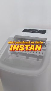Mesin Pembuat Es Batu Dengan Handle Membuat Es Cepat dan Aman Cocok Untuk Cafe dan Rumah Tangga | Mesin Portable Ice Maker Pembuat Es Otomatis | INFINILAPAN