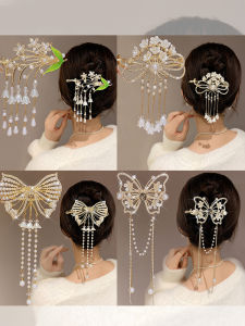 คลิปผมรูปผีเสื้อสไตล์เกาหลีสำหรับผู้หญิง ทรงหน้าม้า หัวเข็มขัดรูปแมลงวัน คลิปผมสไตล์เกาหลีสุดเก๋ ของใหม่ 2025