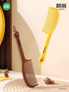 Brown Bear Comb Children Long Hair Home Use Straight Hair Comb No Damage Hair Tie Hair Tail Comb Smooth Hair Massage Cute
