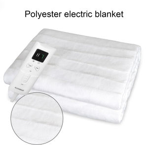 Electric Blanket RUIANBAO150x80cm|Electric BlanketBed|with10 Heat Settings Ultra Fast Heating Elastic Bands Machine Washable