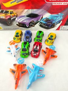 mainan mobil dan peswat set