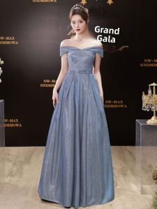 Shiny Evening Gown 2025 New One-Shoulder Luxury Slim-Fit High-End Hostess Custom-Made Wedding Dress Elegant Mid-Waist Polyester Long Skirt