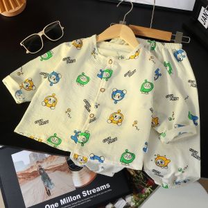 JIFANPAUL | Cute Boys and Girls Pajamas Set Spring Autumn