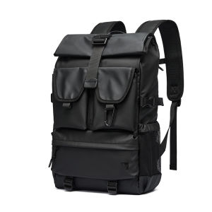 MOYYI กระเป๋าเป้สะพายหลังผู้ชายมีกำลังมากป้องกันรอยขีดข่วนกันน้ำขยายได้สำหรับเดินทางลำลองในแฟชั่นคลาสสิก