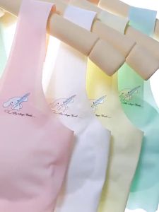 27KIDS Áo lá bé gái áo lót Học Sinh cấp 1 áo ngực lụa mát Không Viền Không Đường May Mềm Mịn thoáng mát