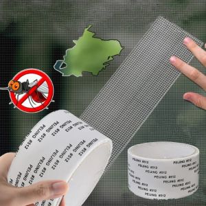 2M Window Screen Repair Tape Waterproof Self-Adhesive Repair Hole Crack Tapes Home Anti-Insect Mosquito Tent Nets Repaired Patch