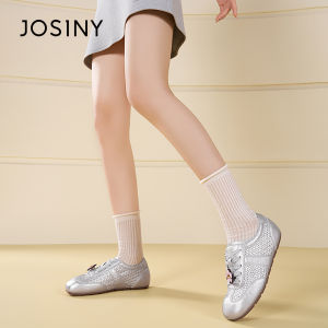 Josiny | Silvery Flower Ventilated Soft Sole Training Shoe Female