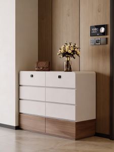 ZUNTONGGE | Fingerprint Lock Solid Wood Large Capacity Storage Cabinet