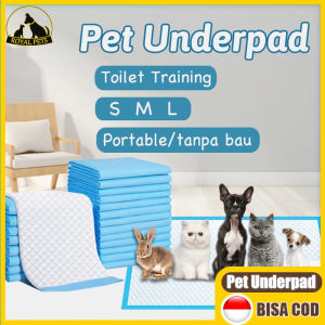 Perlak Underpad Kucing Anjing Alas Pipis Pup Underpad Kucing Anjing Perlak Tatakan Pet Toilet Hewan Anjing Kucing Kelinci Hamster Popok Anjing