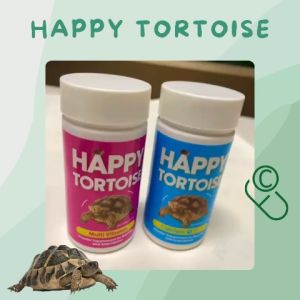 วิตามินแบบผงสำหรับสัตว์ Happy Tortoise Calcium+D3 / Multi Vitamin