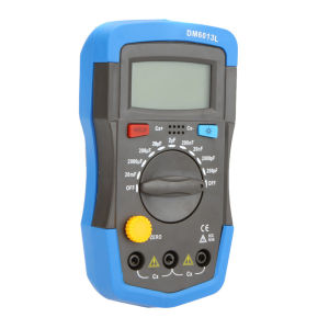 【New Arrival】 DM6013L Digital Capacimeter ความแม่นยำสูง 200pF ~ 20mF Capacitance Capacitor วัดข้อมูล Hold เครื่องมือวัด
