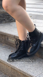 Falimottype)Size 35-43 womens autumn and winter fashion front lace-up thick-soled short boots short shaft side zipper womens boots