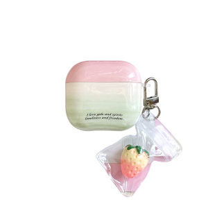 Strawberry Pendant Wireless Bluetooth Earphone Case Suitable for  AirPods 1/2 AirPods4 Airpodspro3 New Generations Protective Cover