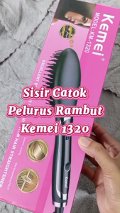 Kemei 1320 Sisir Catok Pelurus Rambut Elektrik Hair Straight Comb