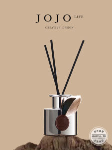 Elegant European Style Silver Leaf Aromatherapy Reed Diffuser Fragrance Home Decor Comfortable Style Universal Bedroom Decor