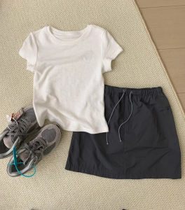 DVDK | Slim Fit Design Printed T-Shirt Gray Short Sleeve