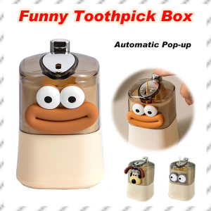 Automatic Pop-up Toothpick Box Creative Toothpick Toothpick Storage box Home Table Decoration Push-type Toothpick Holder