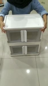 AKAKO BEAUTY CABINET BOX SERBAGUNA 45L BOX PORTABLE STORAGE BOX MULTIFUNGSI