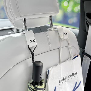 ยึดติดที่เบาะรองรับหลังรถสำหรับ Xpeng G6 M03 G9 ชิ้นส่วนตกแต่งภายในรถยนต์แบบพิเศษ อุปกรณ์ตกแต่งภายในรถยนต์ ABS