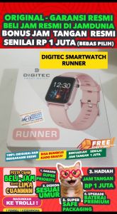 DIGITEC ORIGINAL SMARTWATCH PRIA SMARTWATCH WANITA DIGITEC RUNNER PINK - MEN WOMEN NG - RESIN BAND - PINK - JAMDUNIA / JAM DUNIA JD18 # JAM TANGAN PRIA JAM TANGAN WANITA JAM TANGAN SMARTWATCH $ DIGITEC RUNNER JAM TANGAN DIGITAL