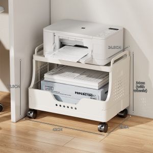 youqin | Mobile Under-desk Multi-tier Office Storage Cart