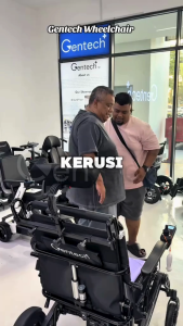 NEW Electric Wheelchair XL E-Recline Heavy Duty GENTECH| Kerusi Roda Elektrik Ringan | Motorized Wheelchair