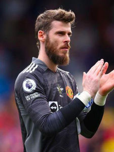 Black Long Sleeve Goalkeeper Kit 1 Shirt Number De Gea Manchester United Premier League Football Uniform Set for Men Fans