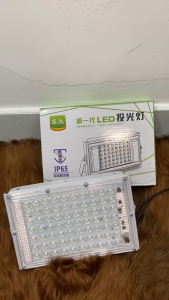 Đèn pha led bình ắc quy 12V đến 85V 50w 100W 200W Đèn kẹp bình bán hàng rong đèn đi biển