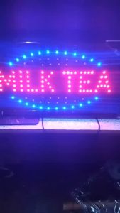 LED DISPLAY BOARD-MILKTEA SIGNAGE LED LIGHT ENERGY SAVING LIGHT BILLBOARD