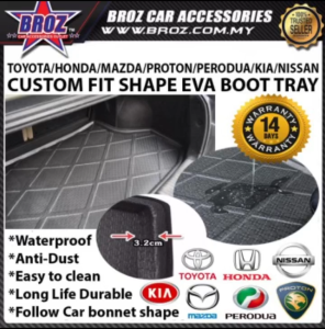 Mazda CX5 CX-5 2023 - Present EVA Luggage Boot Cargo Trunk Tray Pelapik Bonet