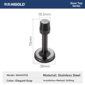HIGOLD | Stainless Steel Anti-Collision Windproof Door Stopper