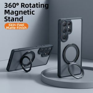 SIMERST | For Samsung S26/25 Ultra Shockproof Case 360 Degree Rotating Magnetic Stand