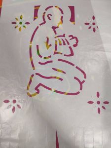 กระดาษฉลุลาย กระดาษตอกลาย กระดาษตัดลาย  กระดาษประดับงานบุญ กระดาษประดับงานบวช พร้อมส่ง