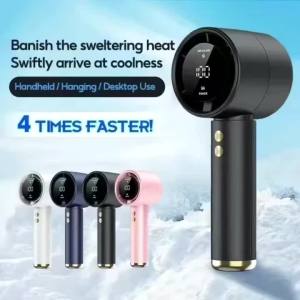 Quạt Sạc USB Cầm Tay Mini Di Động Tốc Độ Cao Siêu Êm Làm Mát Cá Nhân Lý Tưởng Cho Du Lịch Và Hoạt Động Ngoài Trời