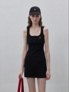 V-Neck Sleeveless Slimming Summer Dress