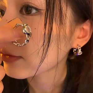 Bông tai dễ thương sang chảnh - bong tay nữ đẹp kiểu cá tính đeo bông nữ bông tay nữ sang chảnh khuyên tai bong tai nữ kiểu vàng 18k hoa tai nữ đẹp bông tai nữ dự tiệc FB265.45748 BSTKN - [NaLa Shop]